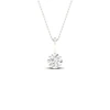 9ct White Gold 0.10ct Diamond Solitaire Pendant
