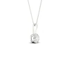 9ct White Gold 0.10ct Diamond Solitaire Pendant 4 9ct White Gold 0.10ct Diamond Solitaire Pendant