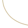 9ct Yellow Gold Solid18" Solid Dainty Curb Chain