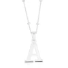 Sterling Silver Initial A Pendant