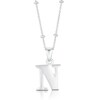 Sterling Silver Initial N Pendant