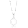 Sterling Silver Initial O Pendant