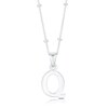 Sterling Silver Initial Q Pendant