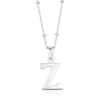 Sterling Silver Initial Z Pendant