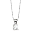 The Forever Diamond 18ct White Gold 0.25ct Diamond Pendant