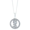 Sterling Silver St Christopher Protect Us Cut Out Pendant