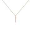 PD Paola 18ct Gold Plated CZ Peak Tip Chain Necklace