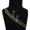 Together Silver & 9ct Bonded Gold 18" Curb Chain 3 Together Silver & 9ct Bonded Gold 18" Curb Chain