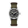 Hamilton Khaki Field Mechanical Black Dial Green Fabric Strap Watch
