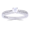 Engagement Ring The Forever Diamond 18ct White Gold 0.40ct Diamond Ring