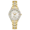Bulova Crystal Phantom Ladies' Gold Tone Bracelet Watch