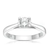 Engagement Ring The Forever Diamond 18ct White Gold Solitaire 0.38ct Diamond Ring