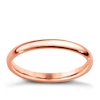18ct Rose Gold 2mm Extra Heavy Court Ring