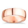 18ct Rose Gold 7mm Extra Heavy Court Ring