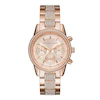 Michael Kors Bryant Ladies' Rose Gold Crystal Stainless Steel Bracelet Watch