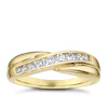 9ct Yellow Gold Cubic Zirconia Ring