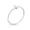 Sterling Silver & Cubic Zirconia Marquise Cut Ring Size N 3 Sterling Silver & Cubic Zirconia Marquise Cut Ring Size N