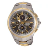 Seiko Coutura Men's Black Chronograph Dial Two Tone Stainless Steel Watch