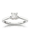 Engagement Ring 9ct White Gold Total Solitaire 0.50ct Diamond Ring
