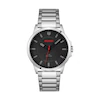 HUGO #FIRST Men's Black Dial Stainless Steel Bracelet Watch