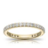 9ct Yellow Gold Total Full Eternity 0.66ct Diamond Ring