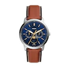Fossil Neutra Minimalist Men's Brown Leather Strap Watch