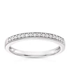 9ct White Gold 0.10ct Diamond Band
