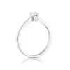 Engagement Ring Sterling Silver Illusion Set Solitaire 0.03ct Diamond Ring 4 Engagement Ring Sterling Silver Illusion Set Solitaire 0.03ct Diamond Ring
