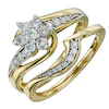 Engagement Ring Perfect Fit 9ct Yellow Gold Bridal Set 0.50ct Diamond Ring