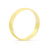 18ct Yellow Gold 4mm Heavy D Shape Ring 4 18ct Yellow Gold 4mm Heavy D Shape Ring