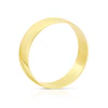 9ct Yellow Gold 6mm Heavy D Shape Ring 4 9ct Yellow Gold 6mm Heavy D Shape Ring