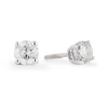 9ct White Gold 0.66ct Diamond Solitaire Stud Earrings