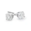 9ct White Gold 0.66ct Diamond Solitaire Stud Earrings 3 9ct White Gold 0.66ct Diamond Solitaire Stud Earrings