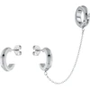 Calvin Klein Stainless Steel Hoop And Bar Earring Cuff