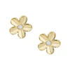 Fossil Val Women's Yellow Gold Tone Stud Earrings