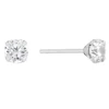 9ct White Gold Cubic Zirconia Stud Earrings