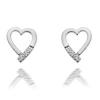 Hot Diamonds Sterling Silver Heart Earrings