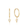 Ania Haie Dance Til' Dawn 14ct Gold Plated CZ Drop Earrings